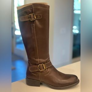 Eric Michael Women's Montana Knee-High Boot,Brown,35 EU/4.5-5 M Us NEW